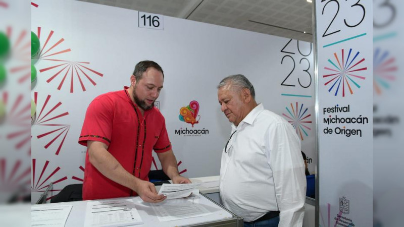 Promueve IMPI registro de marca en el Festival Michoacán de Origen