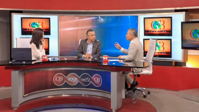 Luis Navarro, secretario de Finanzas, visitó el estudio de CB90 donde platicó sobre la recuperación económica de Michoacán 