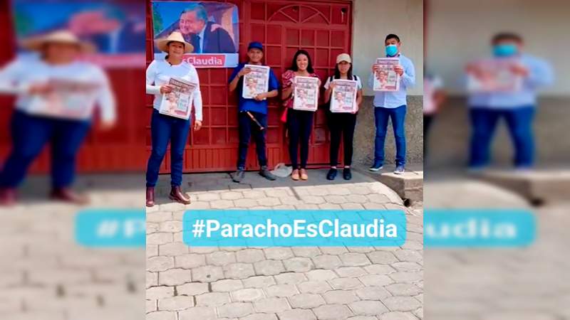 ’’En Michoacán, es Claudia’’: Políticos, estudiantes y profesionistas apoyan a Claudia Sheinbaum 