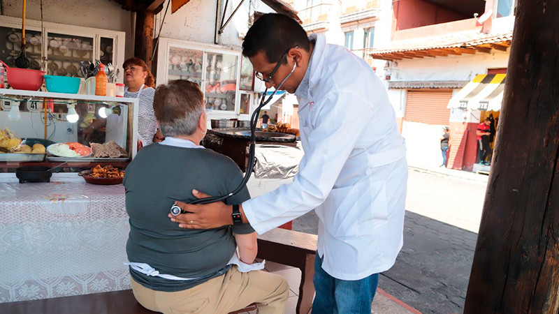 Acerca Salud Michoacán servicios de Salud en tu Familia hasta los mercados de Uruapan