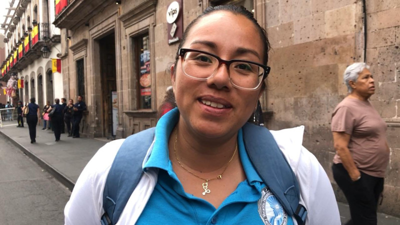 Ciudadanos orgullosos del 482 Aniversario de Morelia