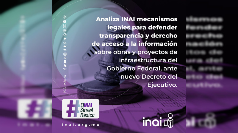 INAI analiza nuevos mecanismos legales para garantizar acceso a la información tras “decretazo” de AMLO 