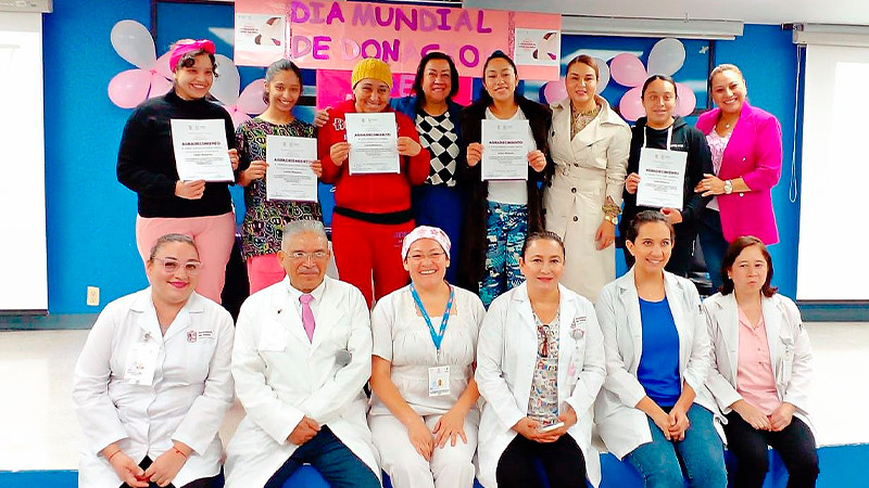 Por su contribución, Salud Michoacan reconoce a donadoras de leche materna