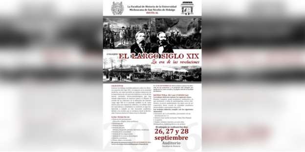 Sucesos del siglo XIX, serán motivo de análisis en coloquio de la Facultad de Historia 