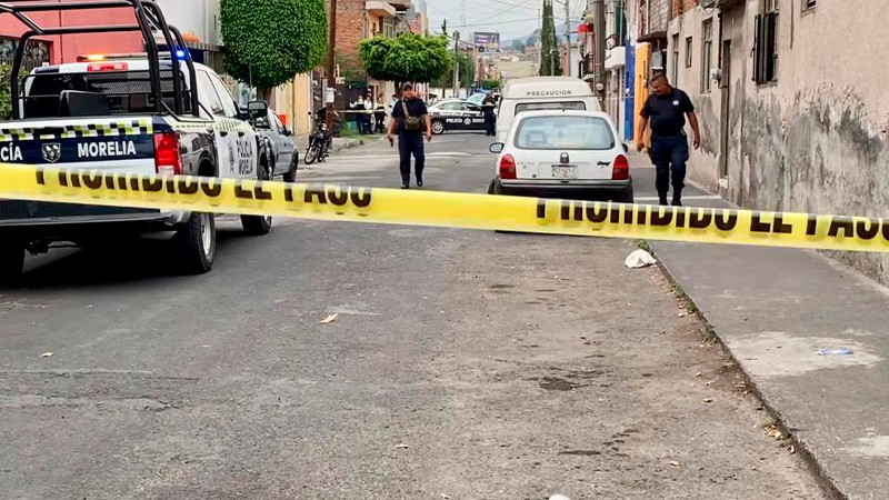 Asesinan a tiros a un hombre en Morelia, Michoacán  