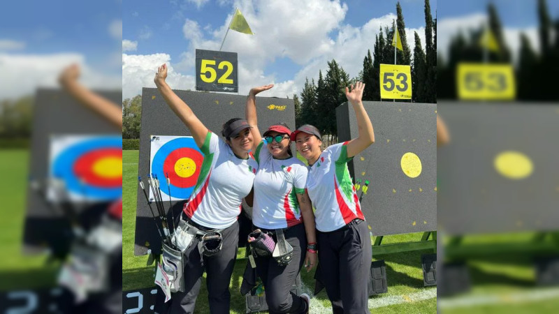 México gana oro en categoría femenil de Arco Compuesto, en China; vence a Corea del Sur 