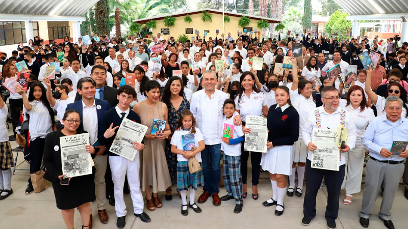 Campaña En Michoacán se lee llega a 400 escuelas: SEE 