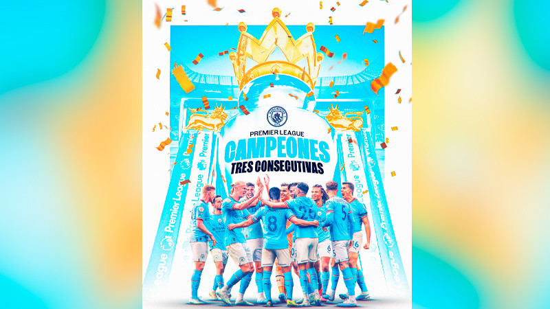 Manchester City gana la Premier League por novena ocasión en su historia 