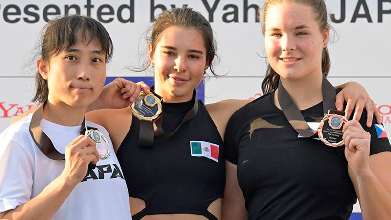 La mexicana Ella Bucio ganó medalla de oro en la Copa Mundial de Parkour Montpellier 2023 