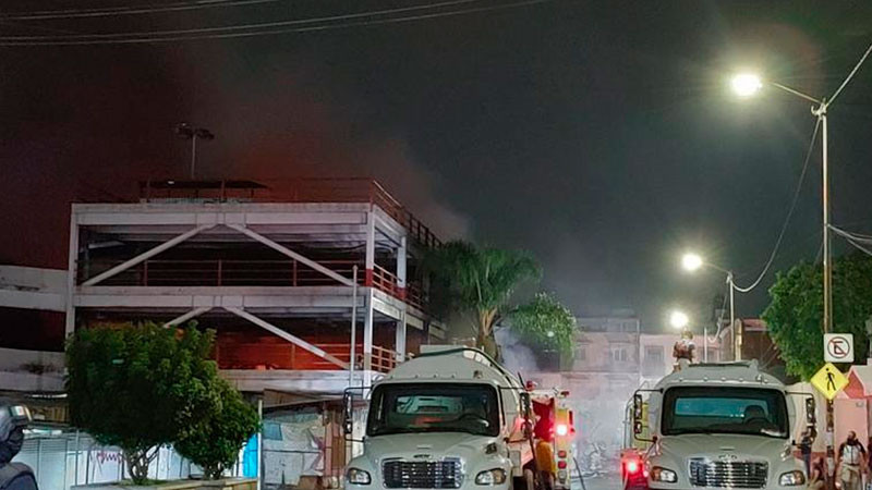 Fiscalía de Michoacán ya investiga causa del incendio en el Mercado Independencia de Morelia 