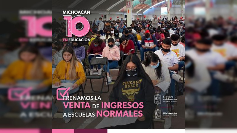 Gobierno de Michoacán frena la venta de ingresos a escuelas normales
