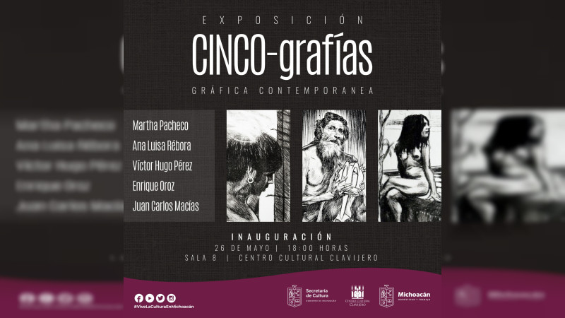 Llega exposición de siligrafía al Centro Cultural Clavijero 