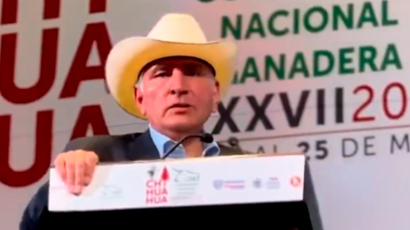 Adán Augusto inaugura la Convención Ganadera en Chihuahua 