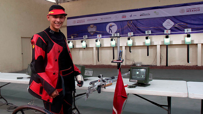Olímpico mexicano Edson Ramírez abre con oro en tiro deportivo de Nacionales CONADE 2023 
