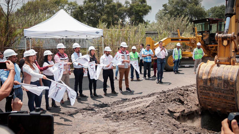 Invierte Sedum 32.4 mdp en obra de modernización vial en Uruapan 