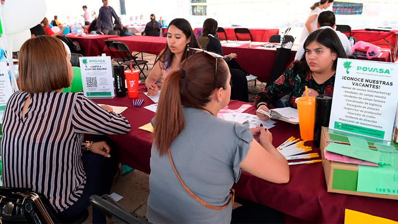 Anuncian Sedeco y SNE Feria de Empleo Regional, en Morelia y Lagunillas