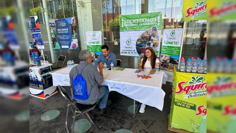 Anuncian Sedeco y SNE Feria de Empleo Regional, en Morelia y Lagunillas
