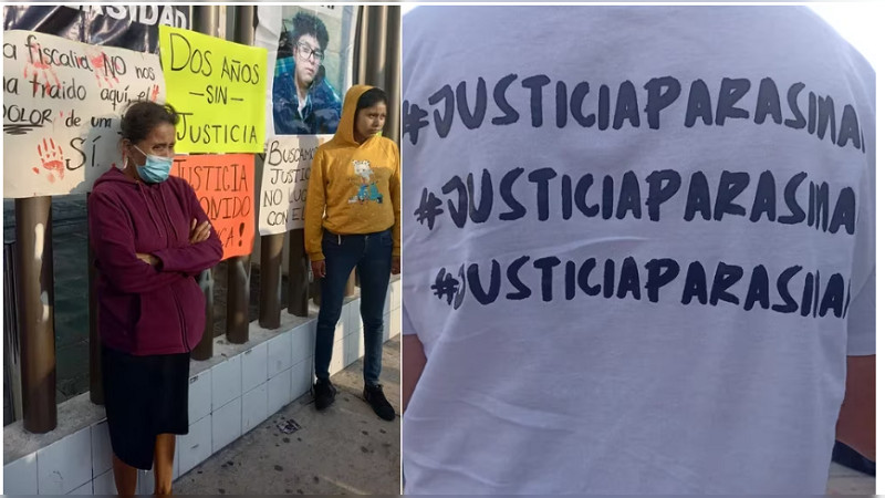 Familiares de Sinaí "N", violador de Roxana Ruíz, se manifiestan en Nezahualcóyotl 