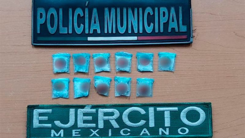 Detienen a vende droga en Zamora, Michoacán  