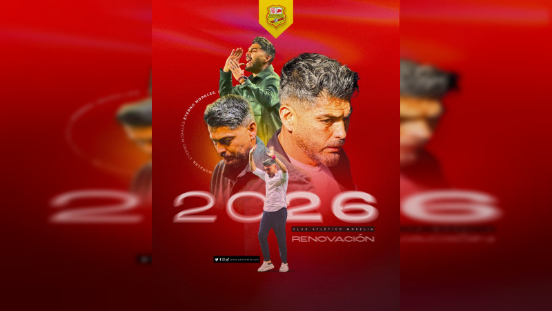 Carlos Morales renueva contrato con el Atlético Morelia hasta 2026 