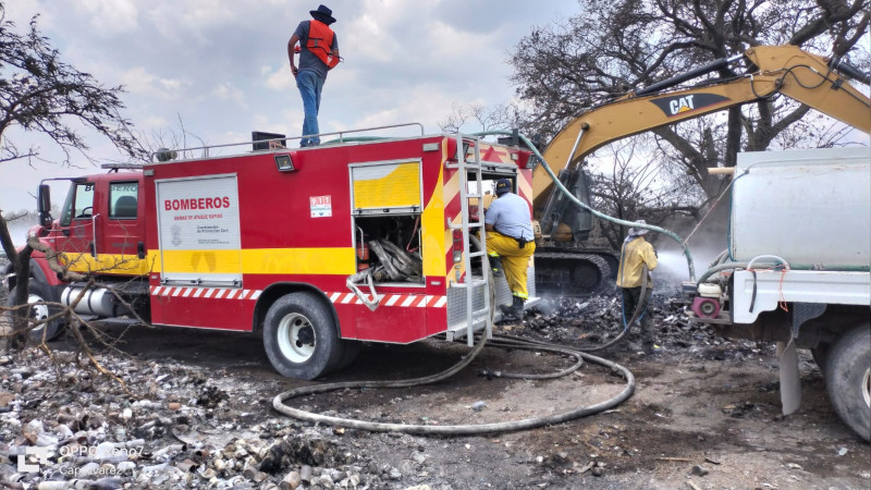 Controlado el incendio en basurero municipal de Cuitzeo, reporta Proam