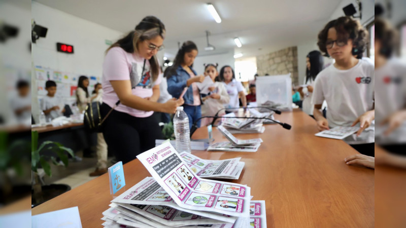 Sesiona el consejo electoral infantil 2023 y alzan la voz por el cuidado del medio ambiente