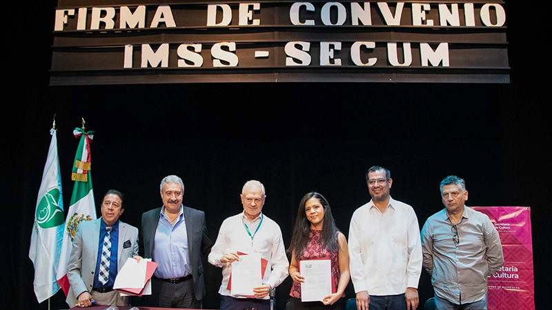 Secum e IMSS acuerdan impulsar el arte y la cultura en Michoacán 