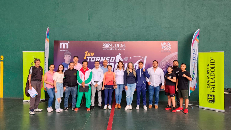 Con instalaciones renovadas por el Gobierno de Morelia, arranca 1er. Torneo de Frontón 