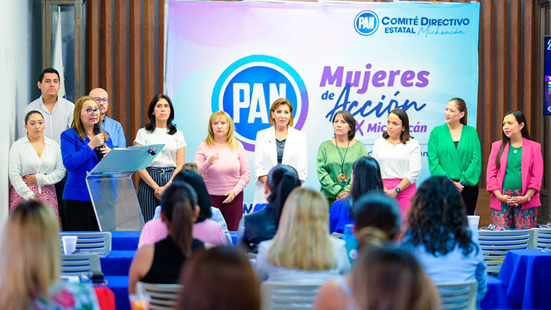 Mujeres, pilares en la vida democrática de Michoacán: PAN 