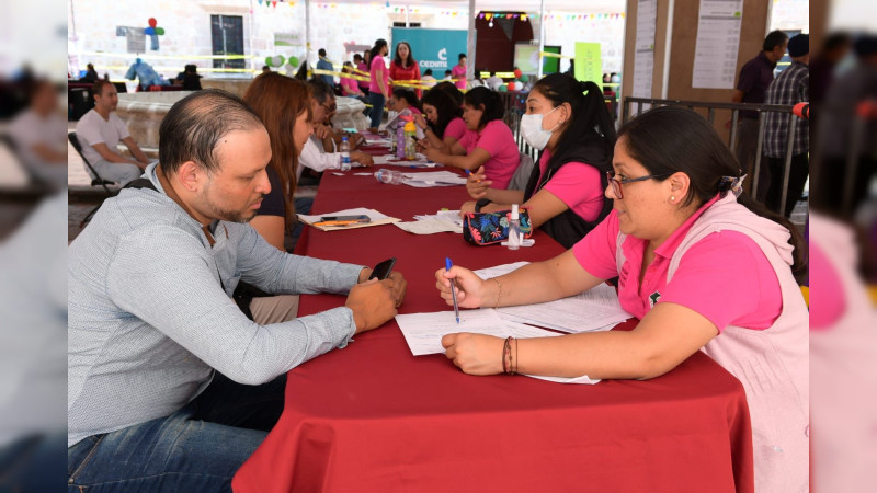 Ofrecerán más de 500 vacantes en feria de empleo en Morelia y Lagunillas