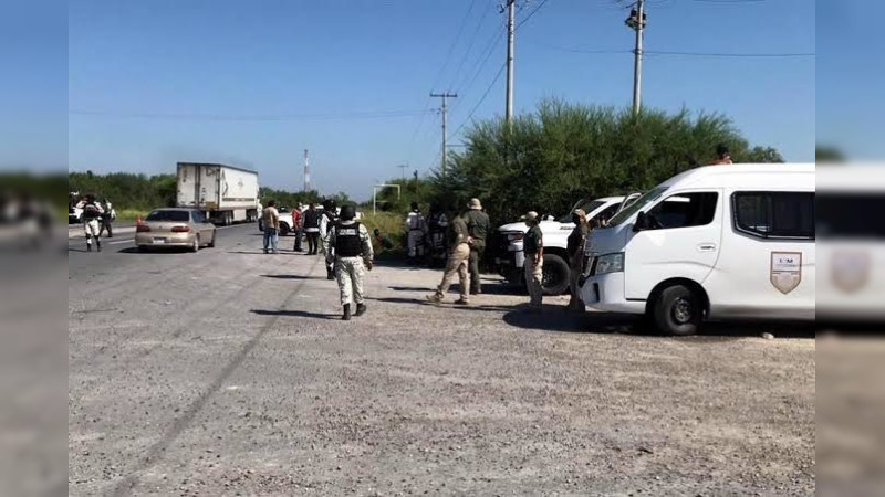 Crimen instala retén con lanzacohetes en Tamaulipas 