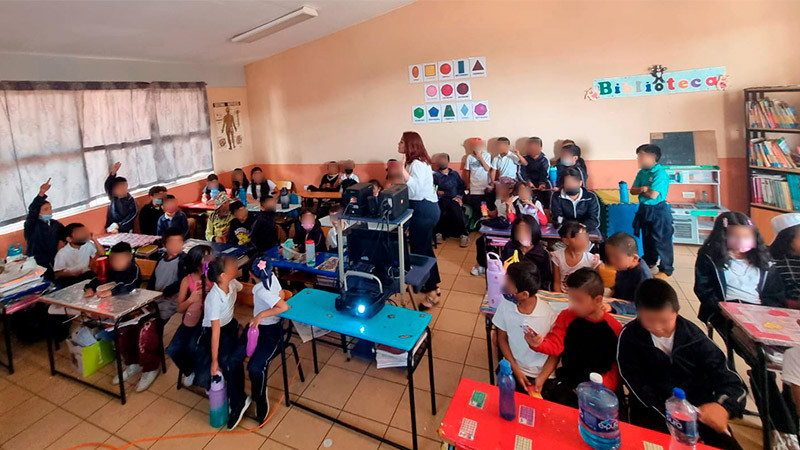 Para prevenir violencia de género y discriminación,  CJIM imparte charlas en escuelas primarias