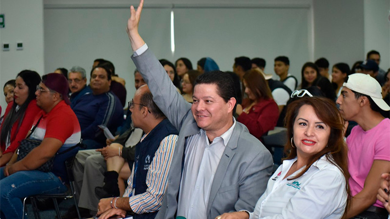 Gobierno municipal fortalece trabajo conjunto en pro de las juventudes de Morelia