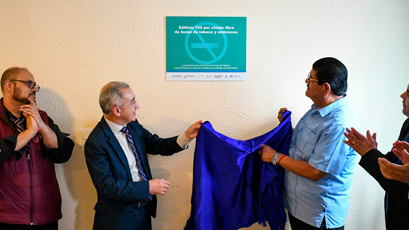 Salud Michoacán declara libre de humo de tabaco al mercado Nicolás Bravo de Morelia