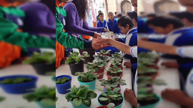 Más de mil estudiantes participan en Feria Ambiental de Pátzcuaro 