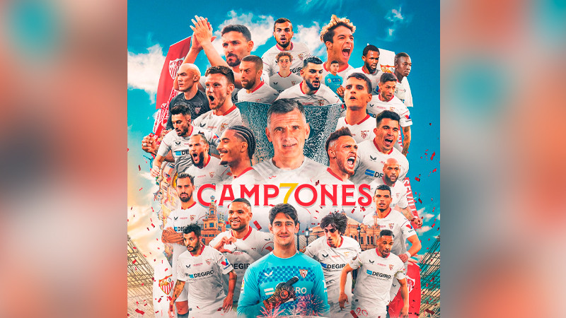 Sevilla conquistó la Europa League; séptima en su historia 