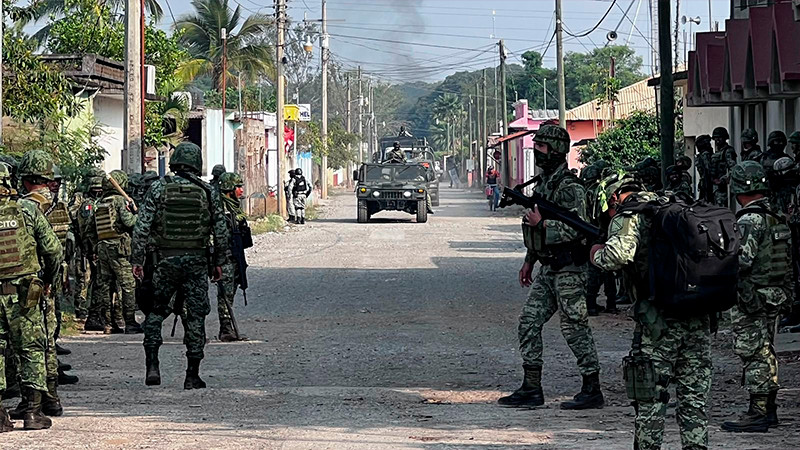 Ejército Mexicano toma el control de La Quespala, Chiapas tras enfrentamientos entre criminales  