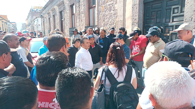 Transportistas provocan caos vehicular en Morelia; protestan por la Ley de Movilidad y Seguridad Vial 