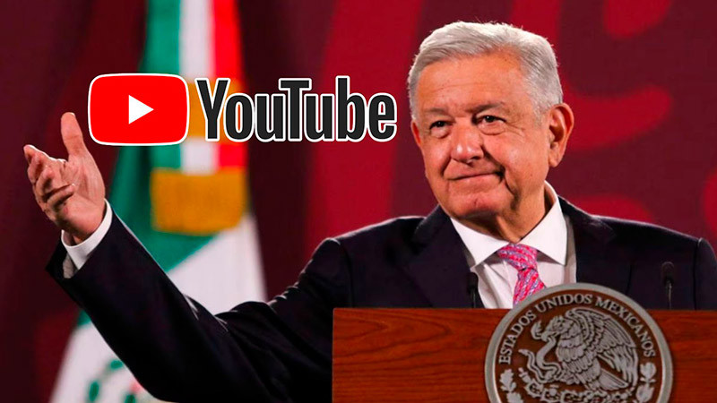 Fue 'error', YouTube explica suspensión de las mañaneras de AMLO 