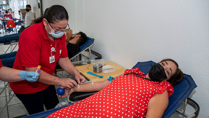 Promueve DIF Michoacán cultura de donación de sangre