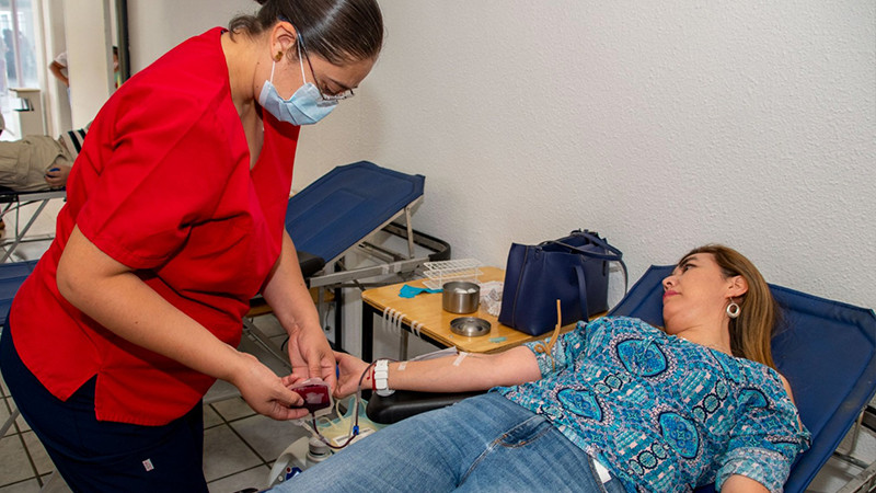 Promueve DIF Michoacán cultura de donación de sangre