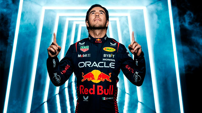 Checo Pérez termina segundo en la primera práctica libre del Gran Premio de España 