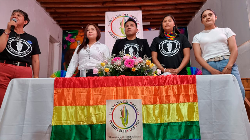Iniciaron actividades de la  2ª Marcha del Orgullo Púrhepecha LGBTIQ+ en Paracho