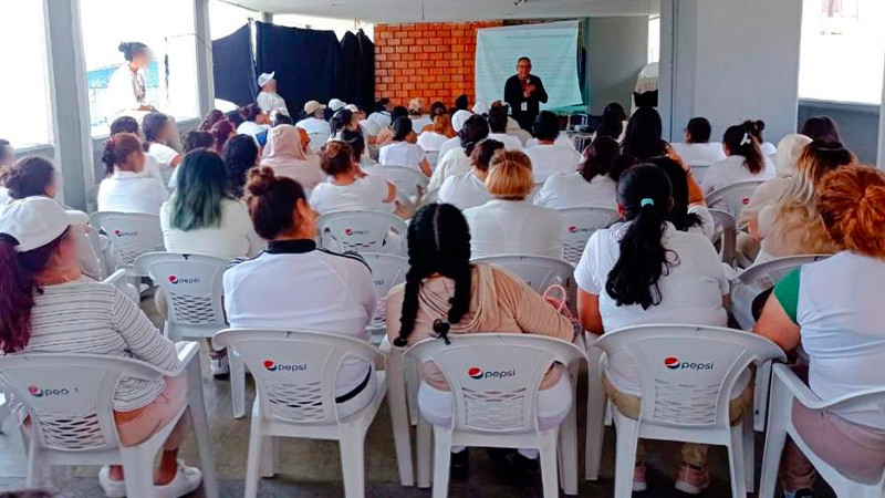 Aplica Salud Michoacán pruebas de VIH y hepatitis C a mujeres del penal David Franco Rodríguez