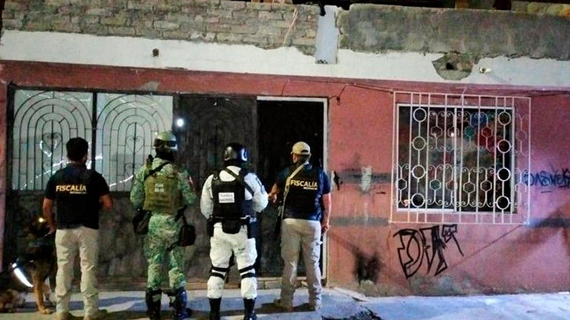 Aseguran sitio de venta de drogas en Morelia, Michoacán