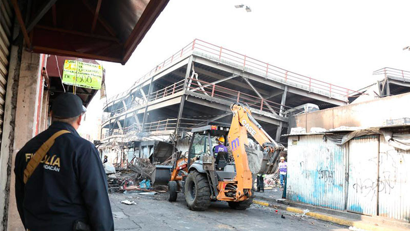 Por definir responsabilidad de pago de seguros por daños en Mercado Independencia: FGE Michoacán 