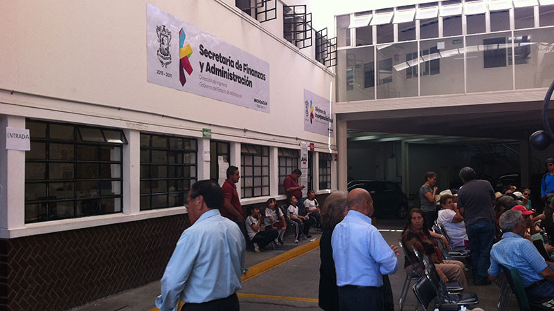 Cerrarán este lunes oficinas de Rentas del Gobierno de Michoacán: Finanzas 