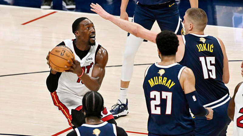 Heat vence a los Nuggets y empata las Finales de la NBA 