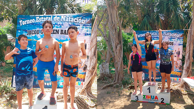 Luce tritón moreliano en Campeonato Estatal de Natación para Novatos, en Guerrero 