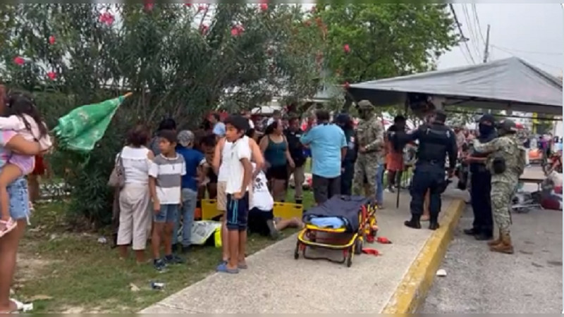Balacera en tianguis de Cancún deja 4 heridos 